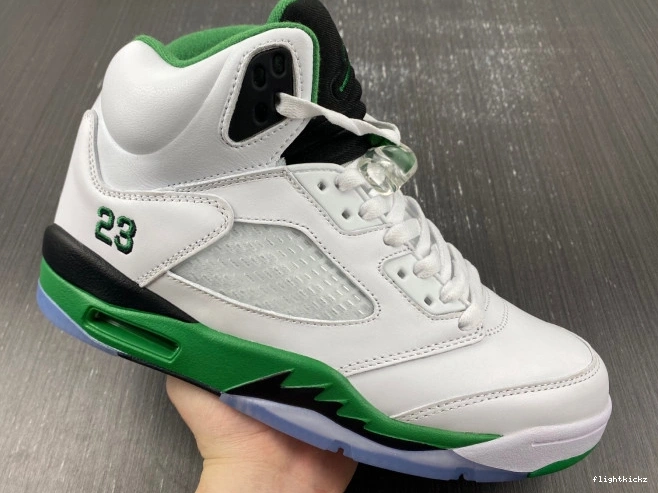 Air Jordan DD9336-103 Green WMNS 5 Lucky 1001